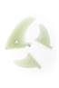CI Surf Channel Islands - Mid 1+2 4'0 - Single Fin + Side Bites - Surfboard Fins