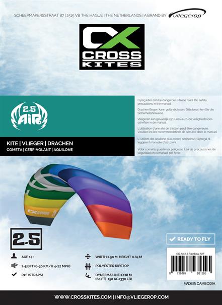 Cross Kites Air 2.5 Rainbow