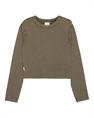 Element Icon Crop - Dames Skate Lifestyle Long Sleeve Crop T-shirt
