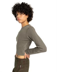 Element Icon Crop - Dames Skate Lifestyle Long Sleeve Crop T-shirt