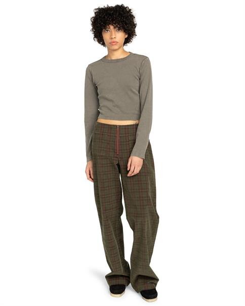 Element Icon Crop - Dames Skate Lifestyle Long Sleeve Crop T-shirt
