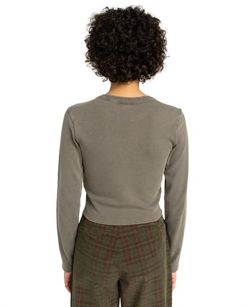 Element Icon Crop - Dames Skate Lifestyle Long Sleeve Crop T-shirt