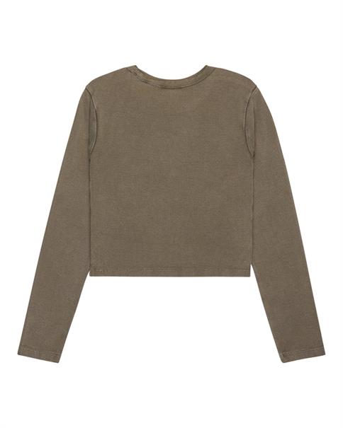 Element Icon Crop - Dames Skate Lifestyle Long Sleeve Crop T-shirt