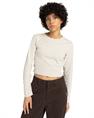 Element Icon Crop - Womnens Skate Lifestyle Long Sleeve Crop T-shirt