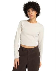 Element Icon Crop - Womnens Skate Lifestyle Long Sleeve Crop T-shirt