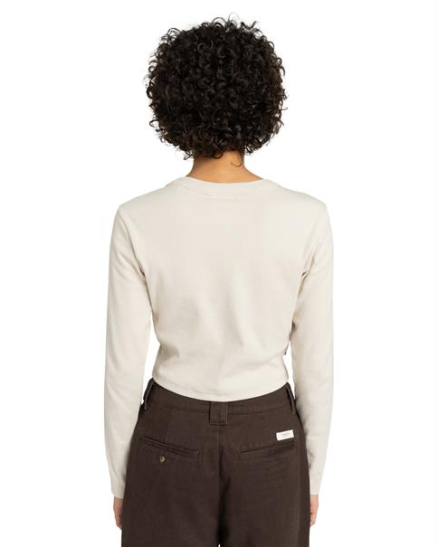 Element Icon Crop - Womnens Skate Lifestyle Long Sleeve Crop T-shirt