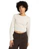 Element Icon Crop - Womnens Skate Lifestyle Long Sleeve Crop T-shirt