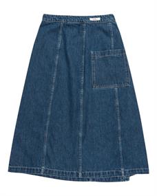 Element Wrap Denim - Women Skate Lifestyle Midi Denim Skir
