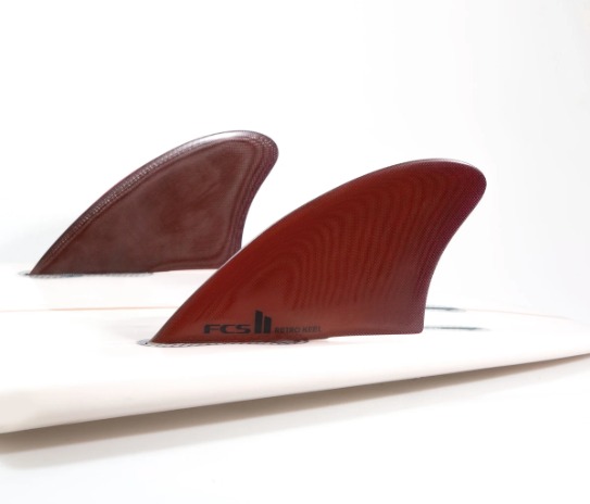 FCS II ''Retro Keel'' - PG Twin - Surfboard Fins