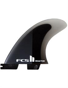 FCS Reactor PC Tri Fins Large - Charcoal/Black