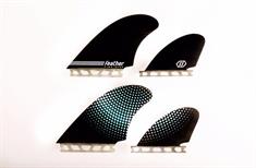 Feather Fins Feather Fins - SEMI KEEL Neo Glass - Quad - Surfboard Fins