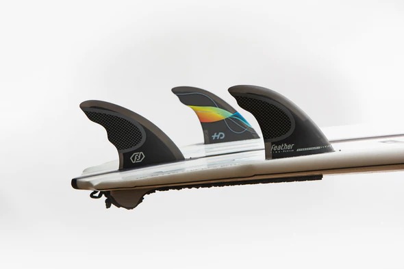 Feather Fins Hydrodynamic Single Tab - Thruster - Surfboard Fins
