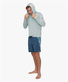 Florence Marine X Long Sleeve Crossover Hood UPF Shirt