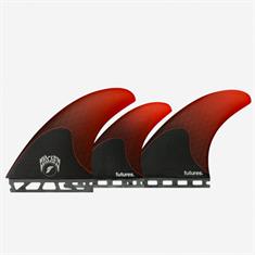 Future fins 5 Fins - LOST / MAYHEM 3.0 - RTM Hex Red Signature