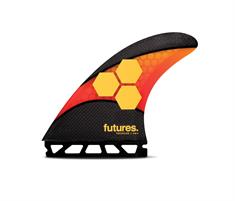 Future fins "Am2 Techflex'' - Thruster Orange - Surfboard Fins