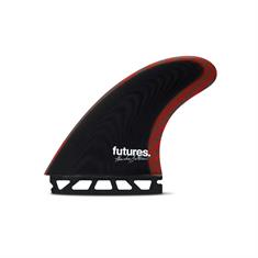 Future fins Pancho Control Series Black Red Size Large