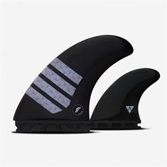 Future fins Rasta Twin + 1 Alpha Serie Carbon Surf Fins