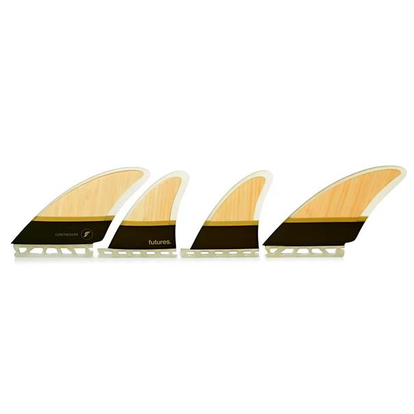 Futures Fins "Controller'' - Quad Fins - Bamboo Surfboard Fins