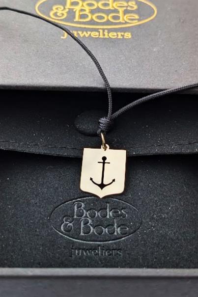 Hart 14-Karat Gold Pendant Anchor - Unisex Necklace