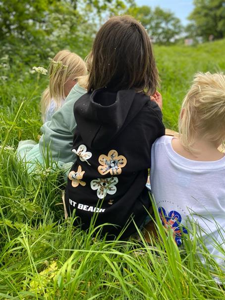 Hart Good Vibes Hooded Kids Trui