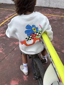 Hart Running Man Sweater for Kids