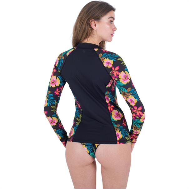 Hurley Fiji fantasy - Dames L/S Rashguard met rits