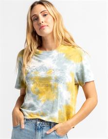 Hurley W COASTAL VIBES CROPPED CREW - T-shirt short sleev