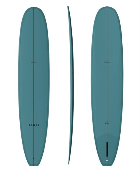 Kai Sallas Waikiki Thunderbolt Silver Construction Longboard