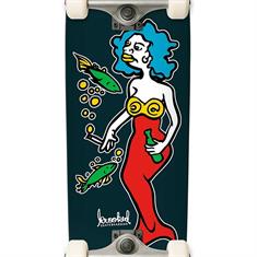 Krooked Mermaid Shaped 8.88" Complete Skateboard