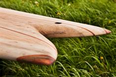 Kun Tiqi Kun Tiqi Wooden Twin fish futures wooden shortboard