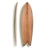 Kun Tiqi Kun Tiqi Wooden Twin fish futures wooden shortboard