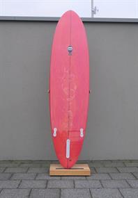 Mark Phipps One Bad Egg Swirl 1+2 FCSII Mid length surfboard