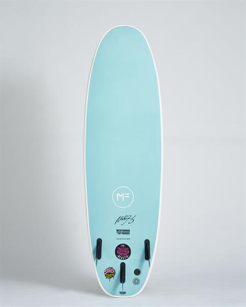 Mick Fanning Boards BEASTIE SUPERSOFT - WHITE/TEAL