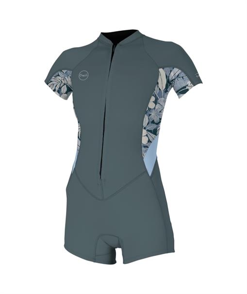 ONeill Bahia 2/1mm - Dames Front Zip Short Sleeve Spring