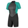 Oneill Reactor II 2mm Back Zip Spring Shorty wetsuit for Women