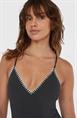 ONeill Saltwater Jaida Crochet Swimsuit | Black