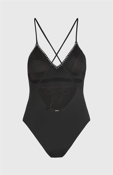 ONeill Saltwater Jaida Crochet Swimsuit | Black