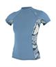 ONeill Side Print - Womens UPF 50+ Short Sleeve Rash Guar