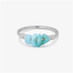 PURAVIDA Wire Wrapped Gemstone - ladies ring