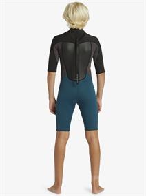Quiksilver 2/2 mm Everyday Sessions - Springsuit met korte mouwen en rits aan de achterkant voor jongens