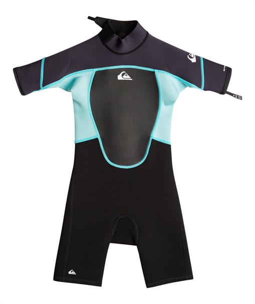 Quiksilver 2/2 mm Prologue - Springsuit met korte mouwen en rits aan de achterkant voor jongens 2-7