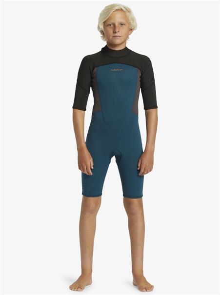 Quiksilver 2/2mm Everyday Sessions - Short Sleeve Back Zip Springsuit for Boys