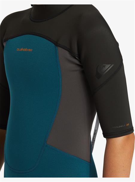 Quiksilver 2/2mm Everyday Sessions – Kurzarm-Springsuit mit Reißverschluss hinten für Jungen
