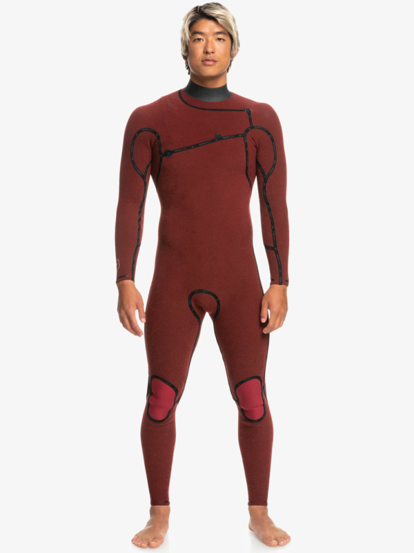 Quiksilver 4/3mm Highline - Chest Zip Wetsuit for Men