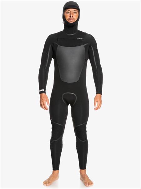 Quiksilver 5/4/3mm Marathon Sessions - Wetsuit met een borstrits en capuchon voor Heren