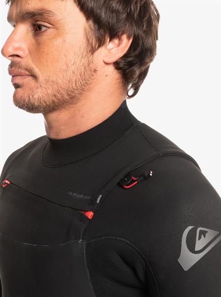 Quiksilver 5/4/3mm Marathon Sessions - Wetsuit met een Borstrits voor Heren