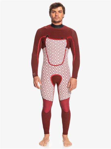 Quiksilver 5/4/3mm Marathon Sessions - Wetsuit met een Borstrits voor Heren