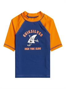 Quiksilver Bubble Trouble - Short Sleeve UPF 50 Rash Vest for Boys 2-7