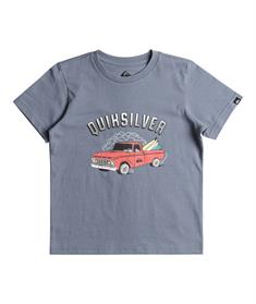Quiksilver Burnin Out - Boys Surf Lifestyle Short Sleeve T-sh