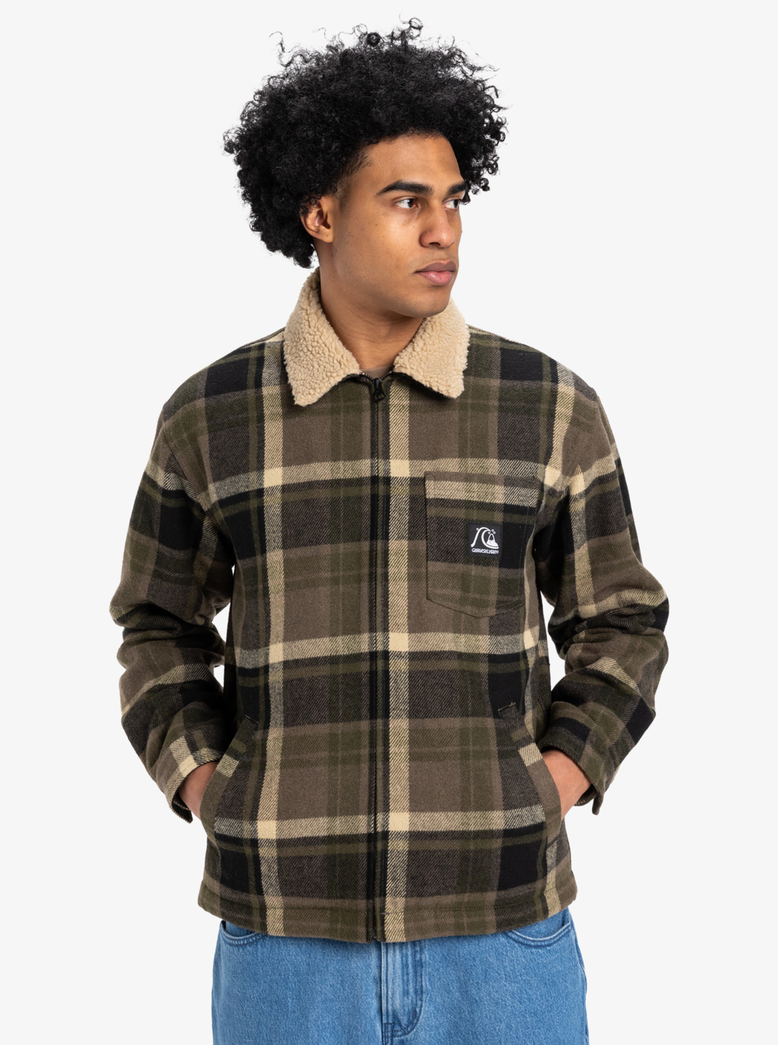 Quiksilver Dna Sherpa Fashion Men Jacket